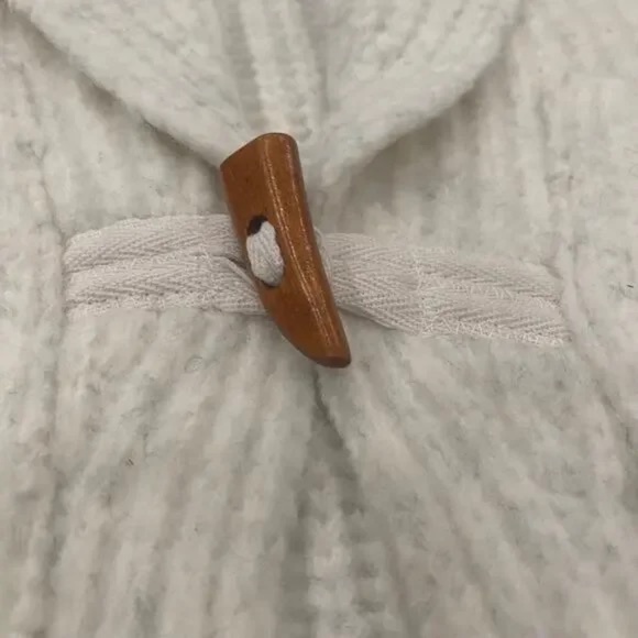 NWOT Free People Cream Grey Cardigan Long Sleeves Size XS Oversize - Picture 4 of 9